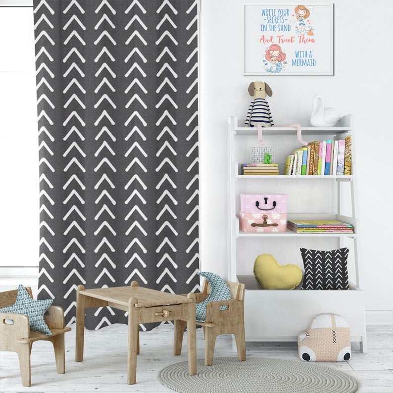 Boho Ink Kids Curtains