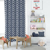 Boho Vintage Indigo Kids Curtains