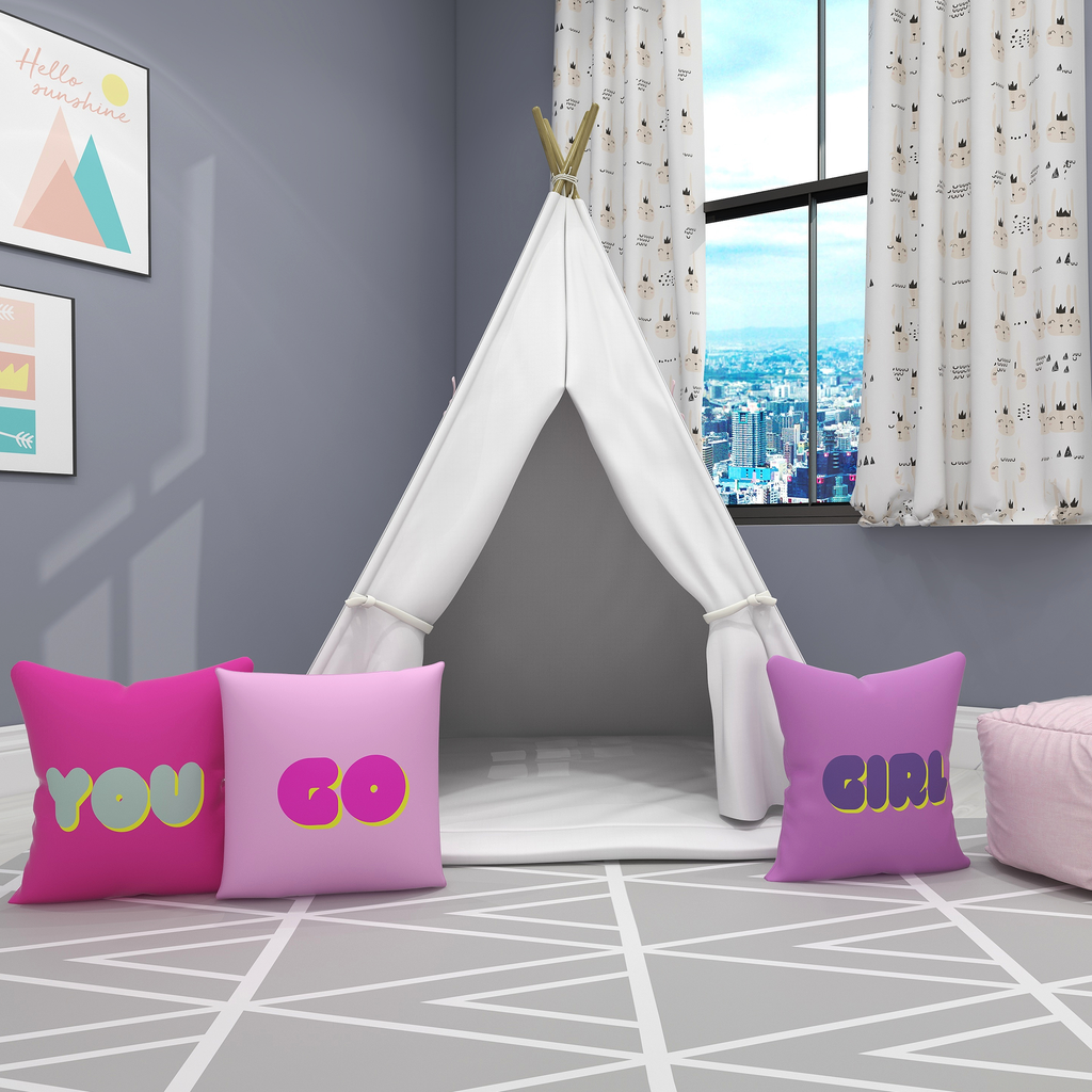 Little Lady in Pink Kids Teepee